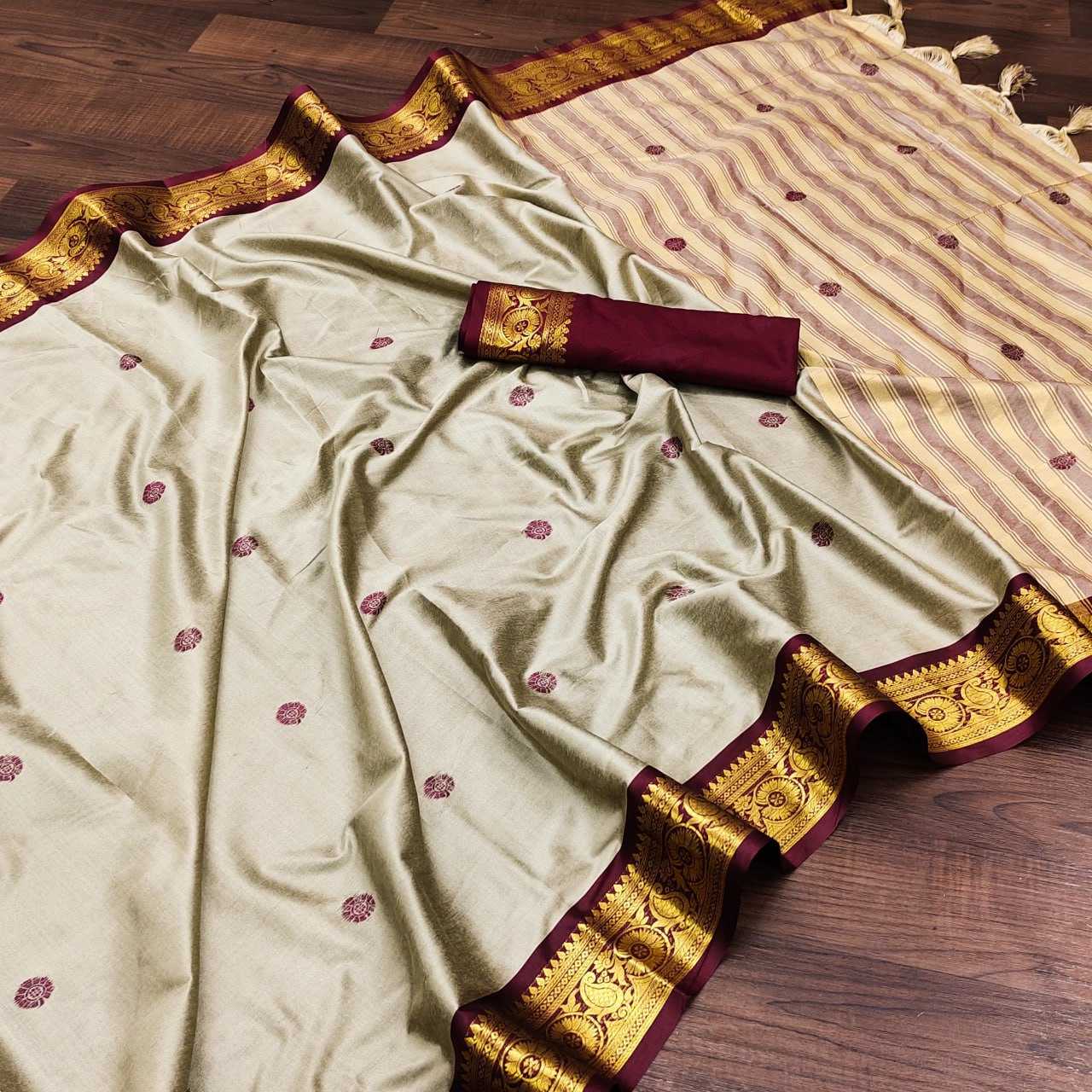 YNF SILK COTTON RUD MATCHING WHOLESALE SAREES MANUFACTURER         